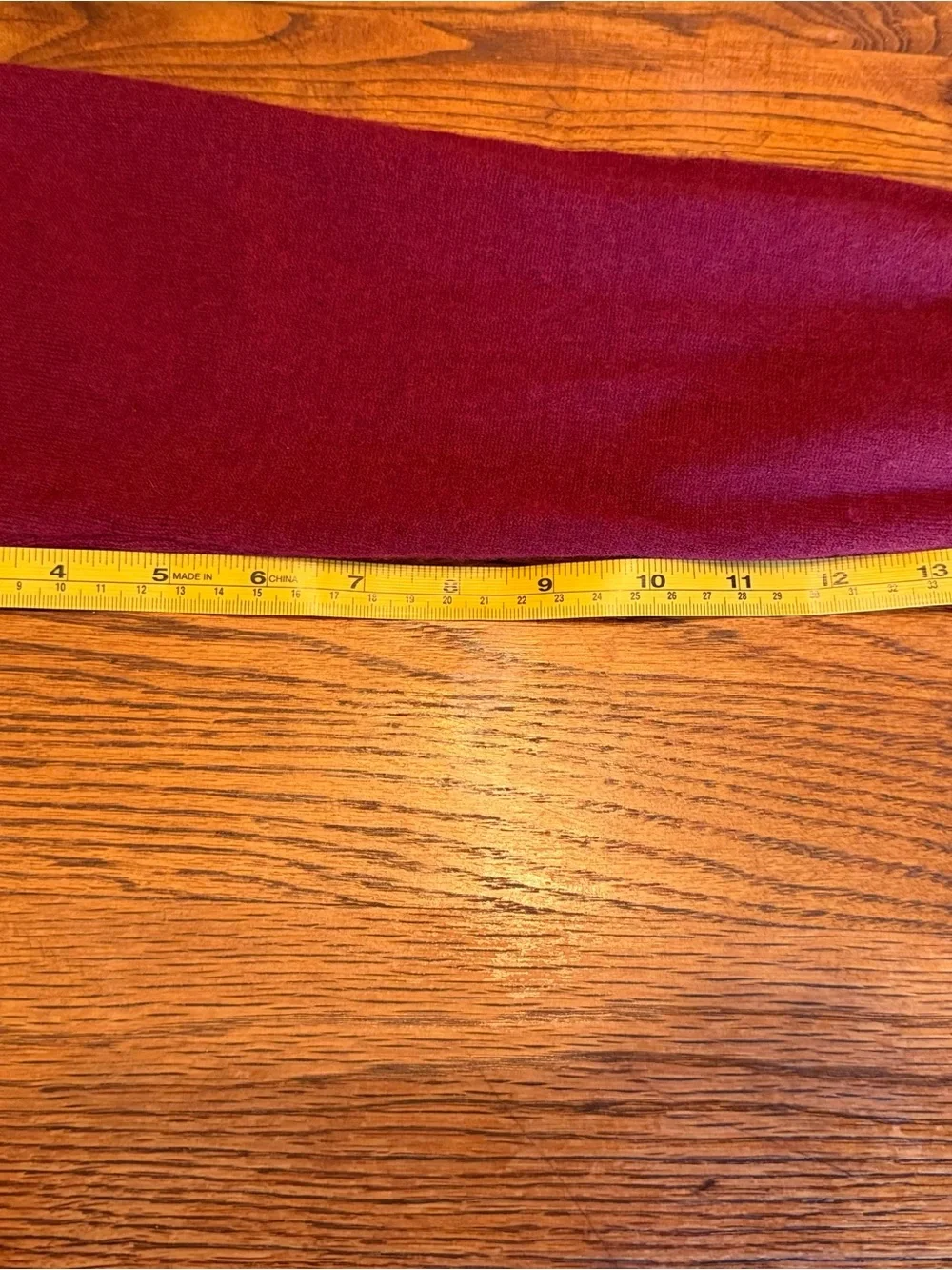 J.Crew Italian 100% Merino Wool V-Neck Sweater Men’s L Burgundy - Small Hole